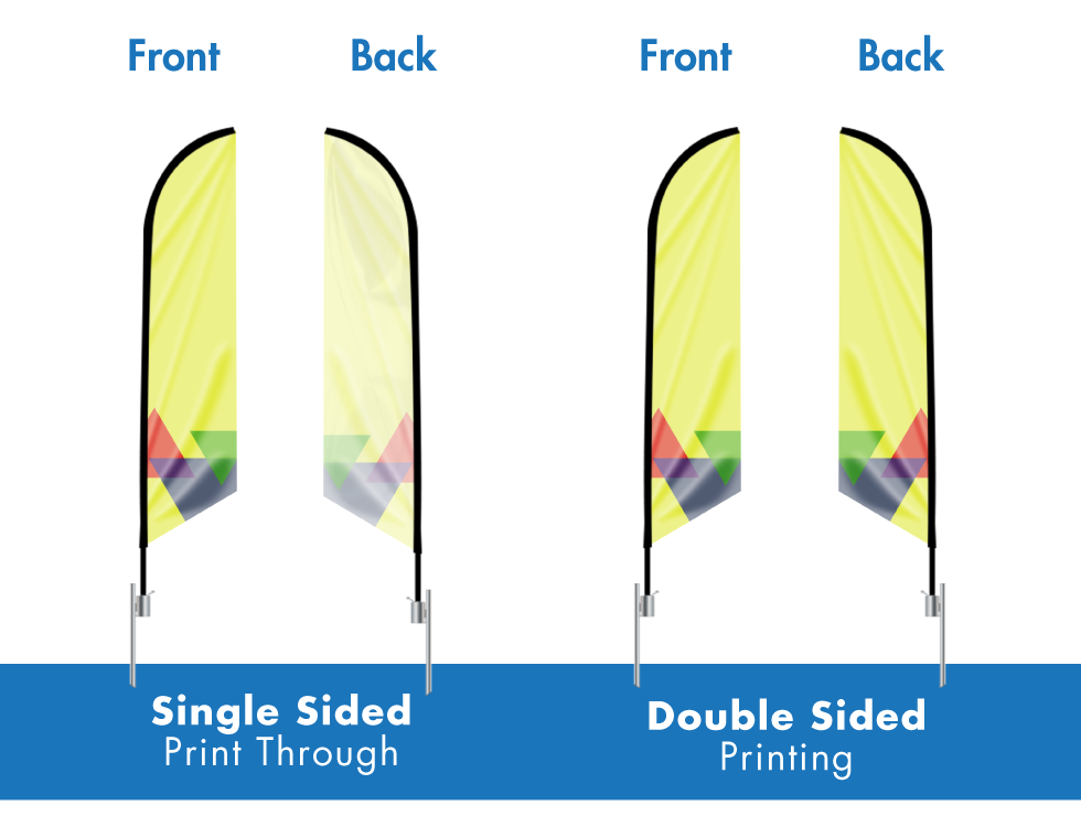 Feather Angled Flag (14ft Large)