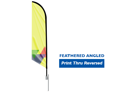 Feather Angled Flag (14ft Large)