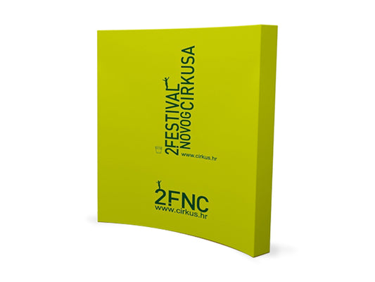 Curved Velcro Fabric Pop Up Display