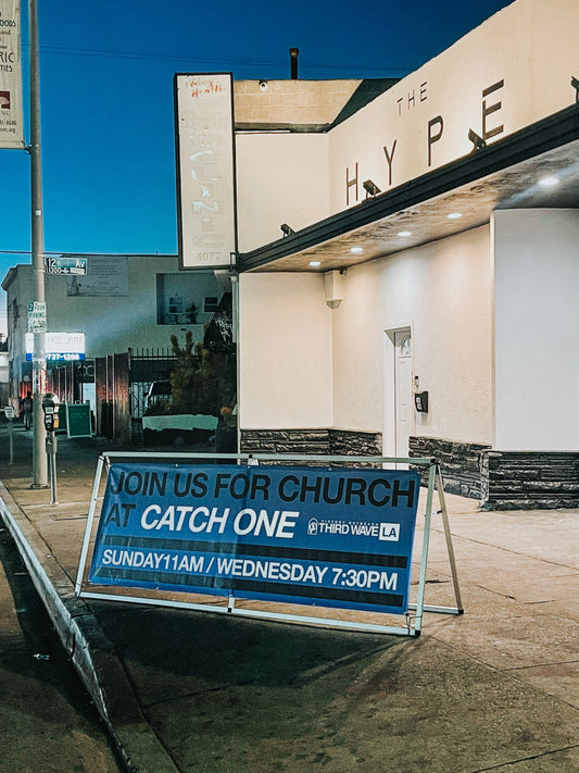 A-Frame Banner Display